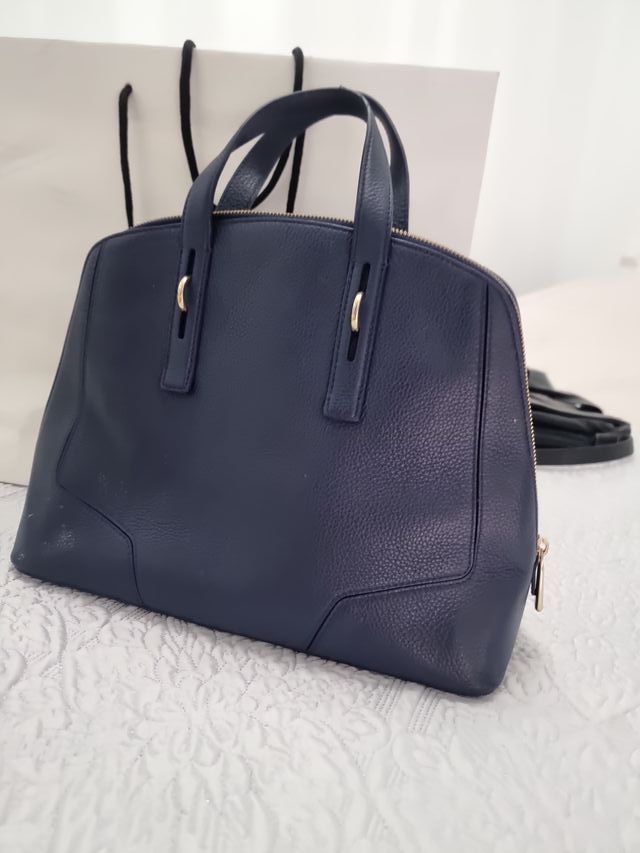 Bolso Furla de piel azul