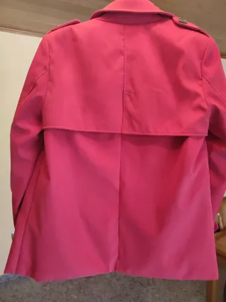 Gabardina FASHION roja talla M