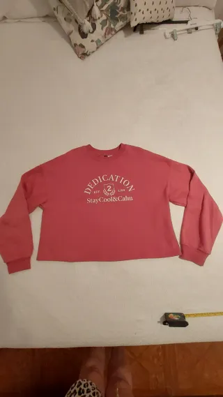 Sudadera Divided Ancha  Rosa