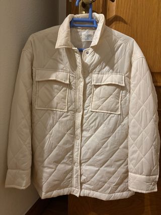 Chaqueta acolchada Primark Beige Talla M
