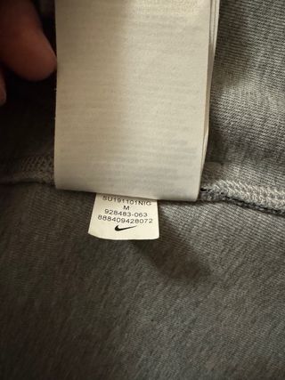 Felpa Nike Tech Grigia Zip