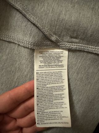 Felpa Nike Tech Grigia Zip