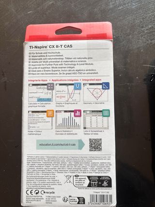 Calculadora Texas Instrument TI-Nspire CX II-T CAS