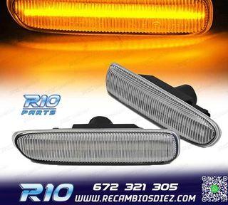 INTERMITENTES BMW E46 LED DINAMICOS CROMADOS