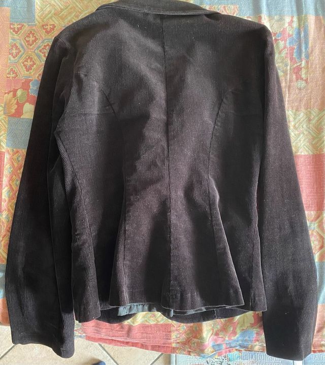 Giacca nera in cotone