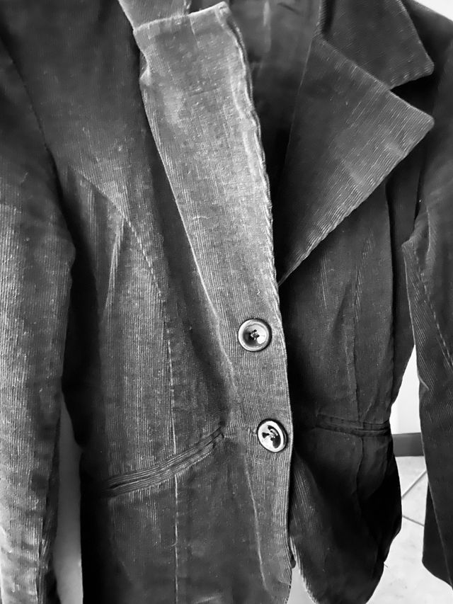 Giacca nera in cotone