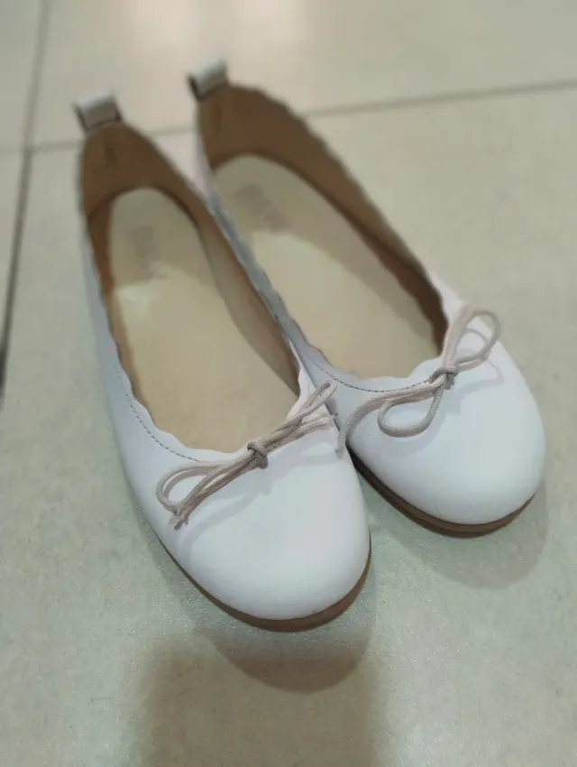 Bailarinas niña talla 36 blancas