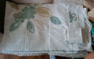 Funda Nórdica + 2 Fundas Almohada Flores, cama 1,5