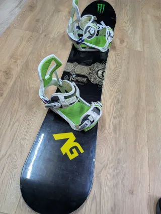 Tabla Snowboard Rossignol con fijaciones 