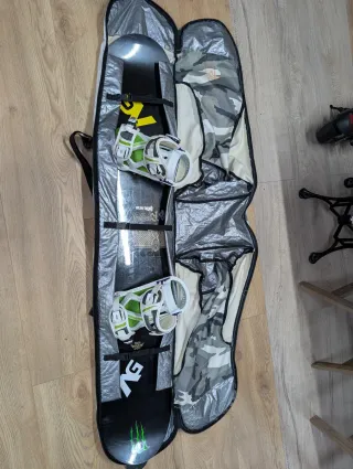 Tabla Snowboard Rossignol con fijaciones y funda
