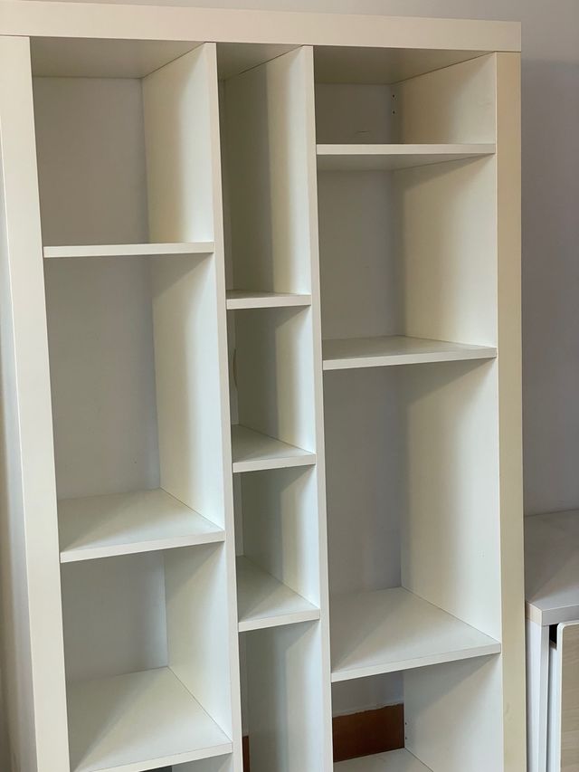Estantería modular blanca