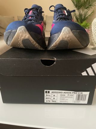 Zapatillas Adidas Adizero Pro 4 Azul/Rosa