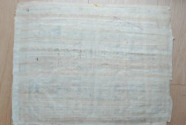 Lámina Papiro Barco Egipcio Jeroglíficos