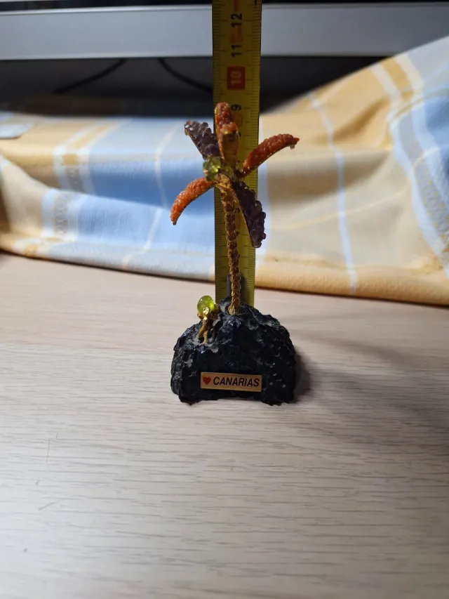 Palma ametista, corallo e olivina