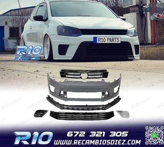 PARAGOLPES DELANTERO VOLKSWAGEN VW POLO 09-17 LOOK WRC