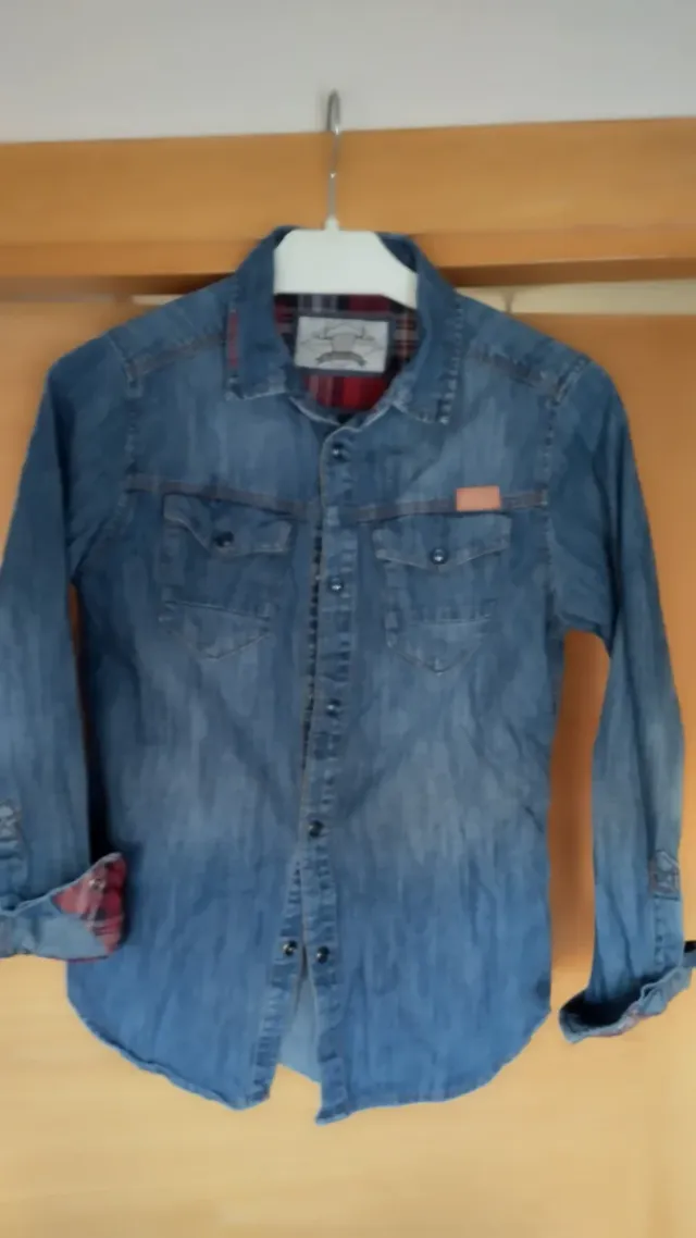 Camisa vaquera niño Zara 