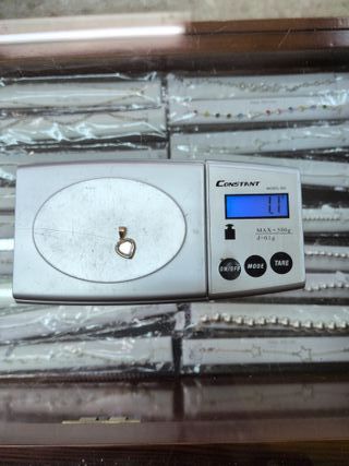 Colgante Oro Corazón Aguamarina