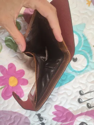 Cartera Marrón Bailini Cuero Genuino
