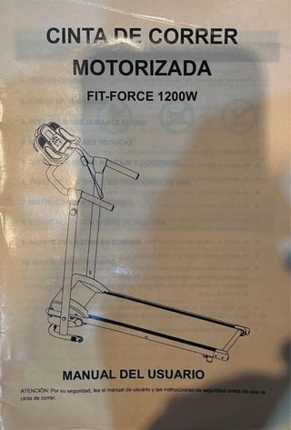 Cinta de correr plegable FIT-FORCE