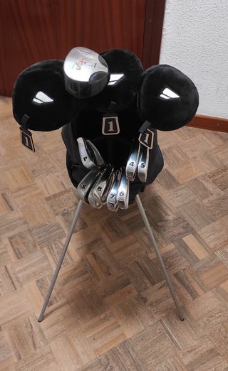 Juego de 12 palos de golf + bolsa + 22 pelotas