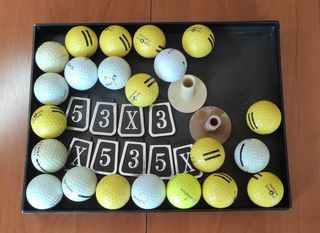 Juego de 12 palos de golf + bolsa + 22 pelotas