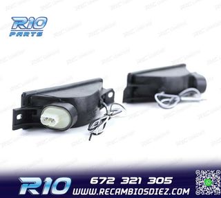 INTERMITENTES FRONTALES BMW E30 87-93 FONDO CROMO