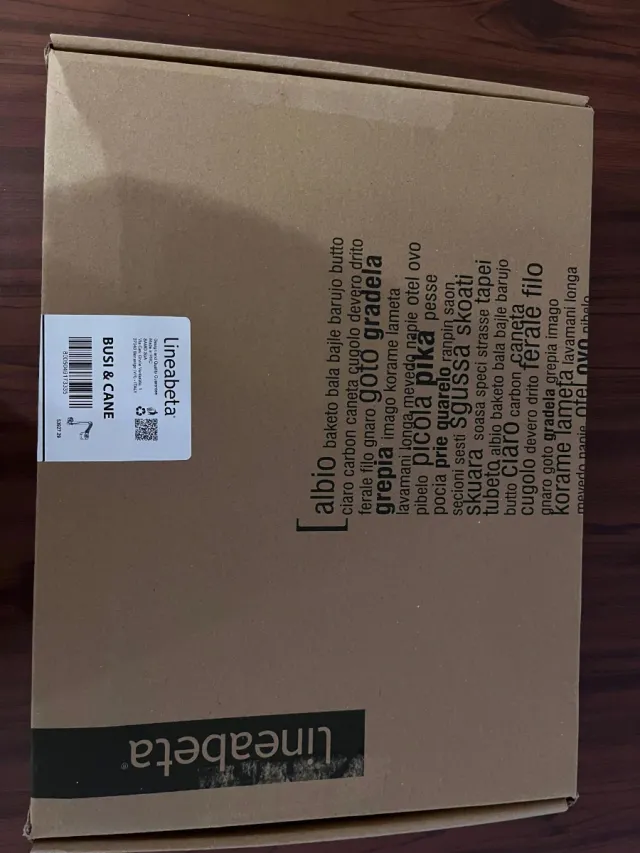 Sifone salvaspazio Lineabeta Busi e Cane