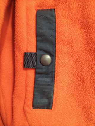 Chaqueta Polar Naranja y Azul