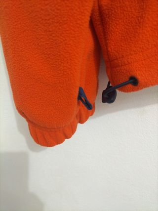 Chaqueta Polar Naranja y Azul