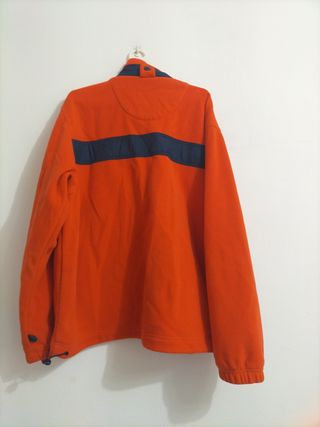 Chaqueta Polar Naranja y Azul