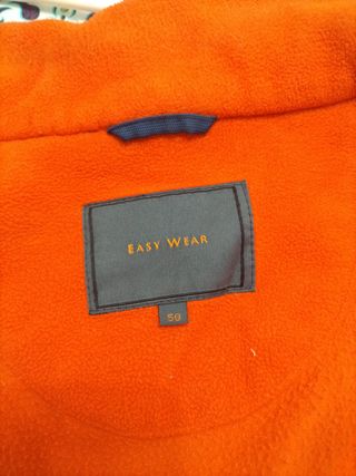 Chaqueta Polar Naranja y Azul