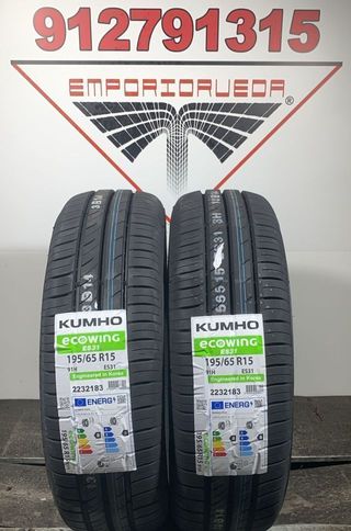 4UD 195 65 15 H KUMHO RUEDA NUEVA YA MONTADA