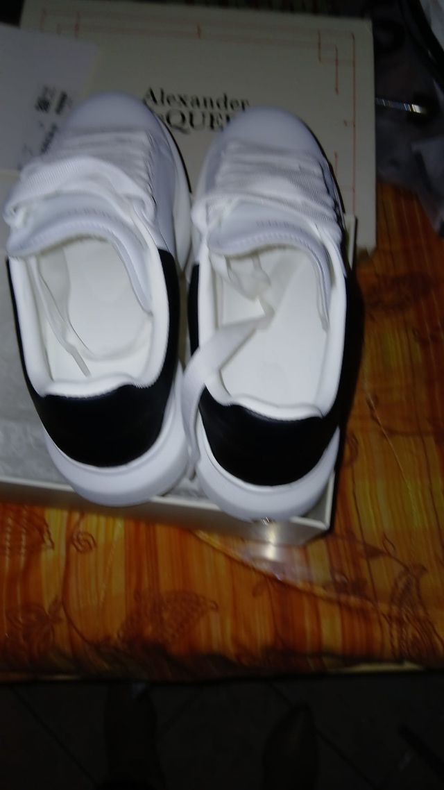 Alexander McQueen Scarpe Bianche Nere 41