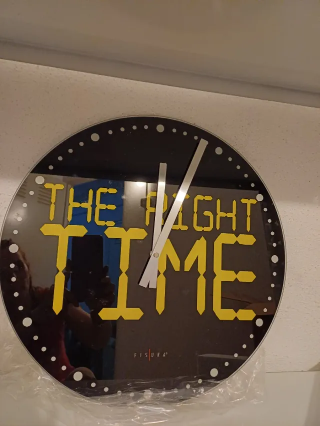 Reloj de Cristal FISURA 40 cm