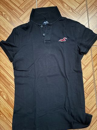 Camiseta Hollister Negra