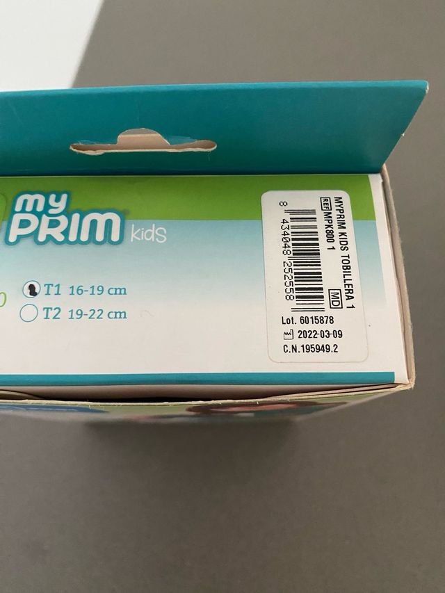 Tobillera infantil MyPrim Kids Talla 1 (16-19cm)