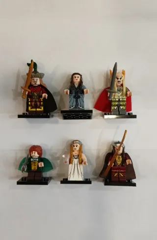6 Minifigure Lego Il Signore degli Anelli