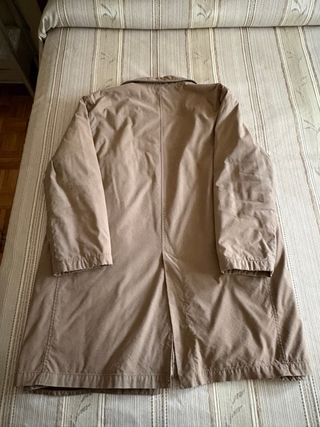 Gabardina hombre beige