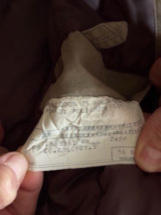 Gabardina hombre beige