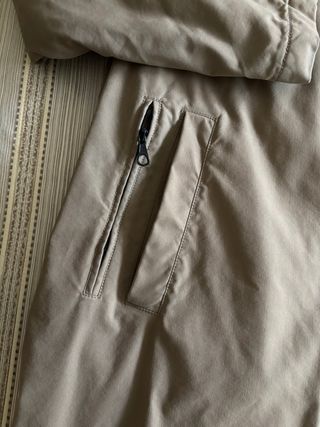 Gabardina hombre beige