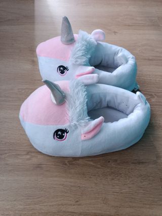 Zapatillas unicornio talla única
