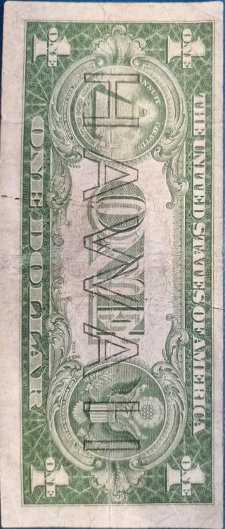 Raro billete Estados Unidos