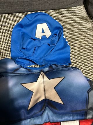 Costume Carnevale Bambino Capitan America 5/6 anni