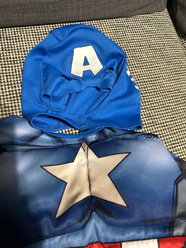 Costume Carnevale Bambino Capitan America 5/6 anni