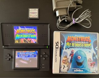 Nintendo DS Lite + Juegos + Cargador