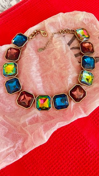 Collar Zara Cristales Multicolor