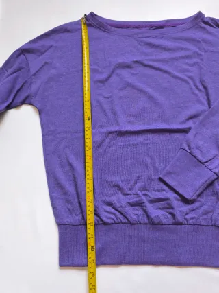 Sudadera morada manga larga