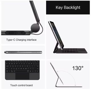 Funda Teclado iPad Pro 13 M4 2024 ENG/RUS/UKR