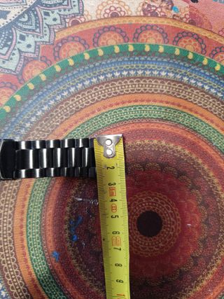 Correa Reloj Garmin Fénix Negra de acero