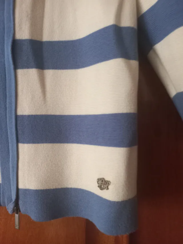 Chaqueta rayas azul y blanco Talla 2 (S/M)